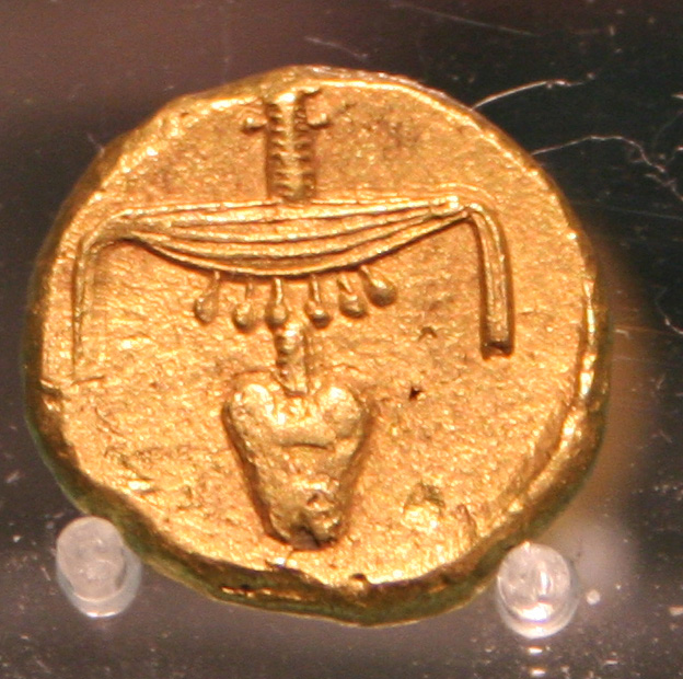 Monedă de aur din Egiptul antic
